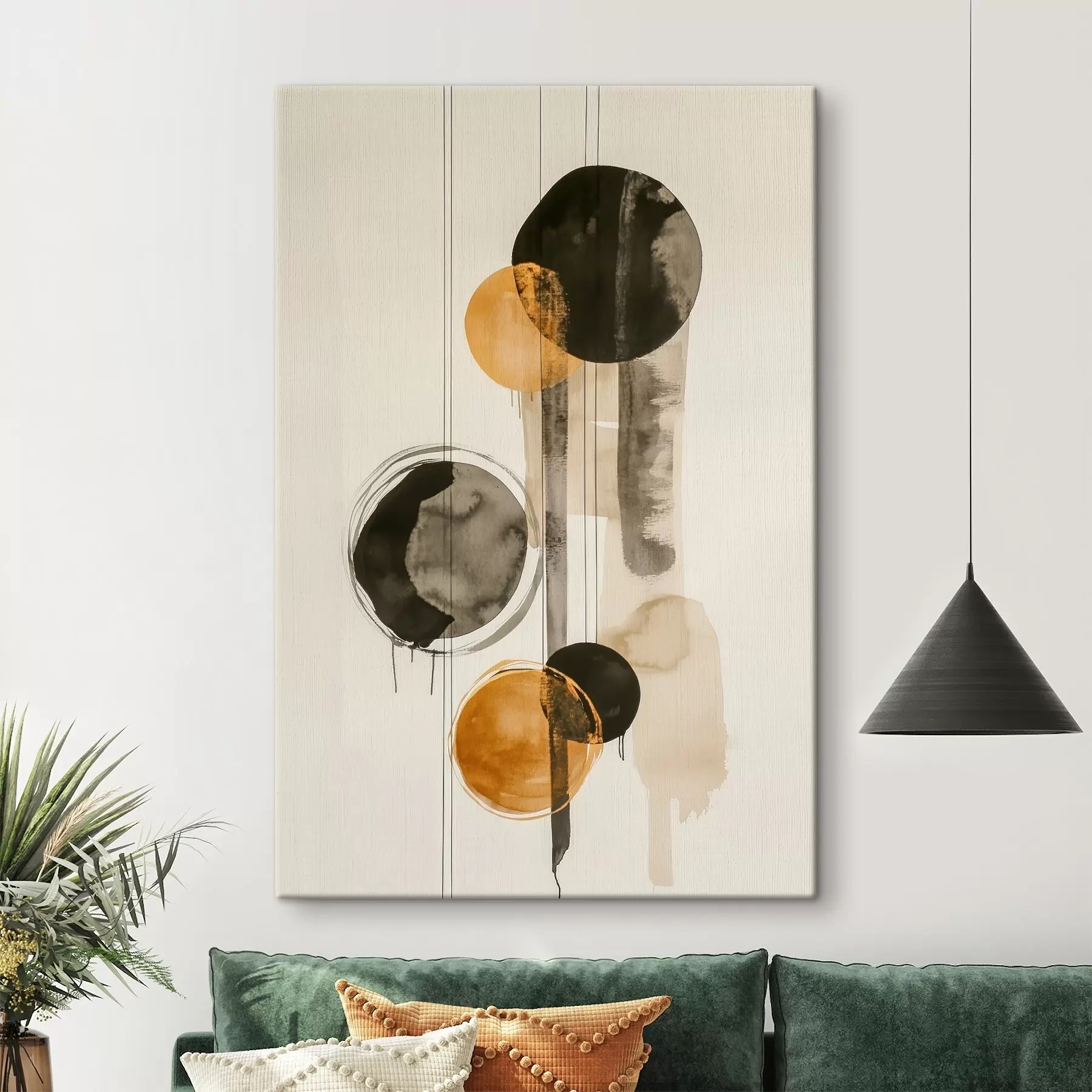 Tableau Cercles abstraits s45780