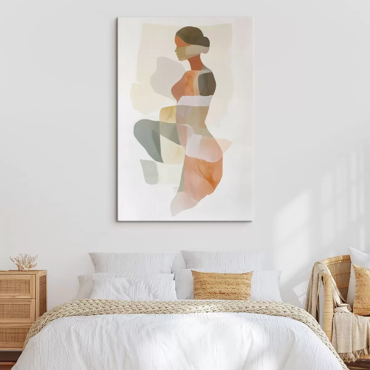Tableau Silhouette féminine abstraite s45992