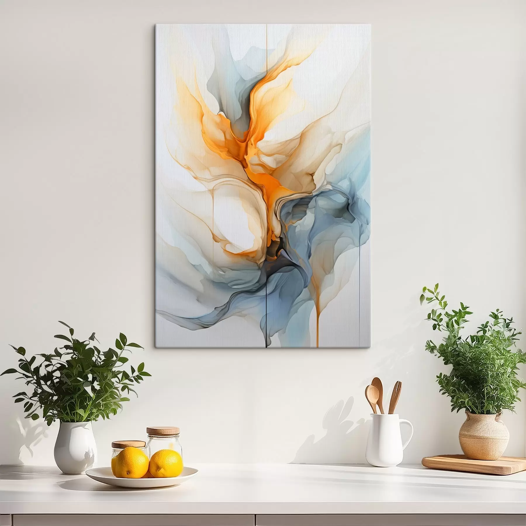 Tableau Abstraction liquide s46001