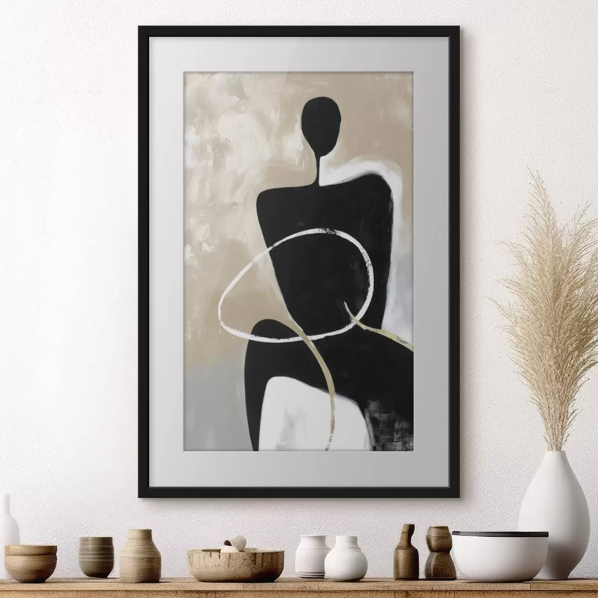 Poster Langage de la silhouette f45984