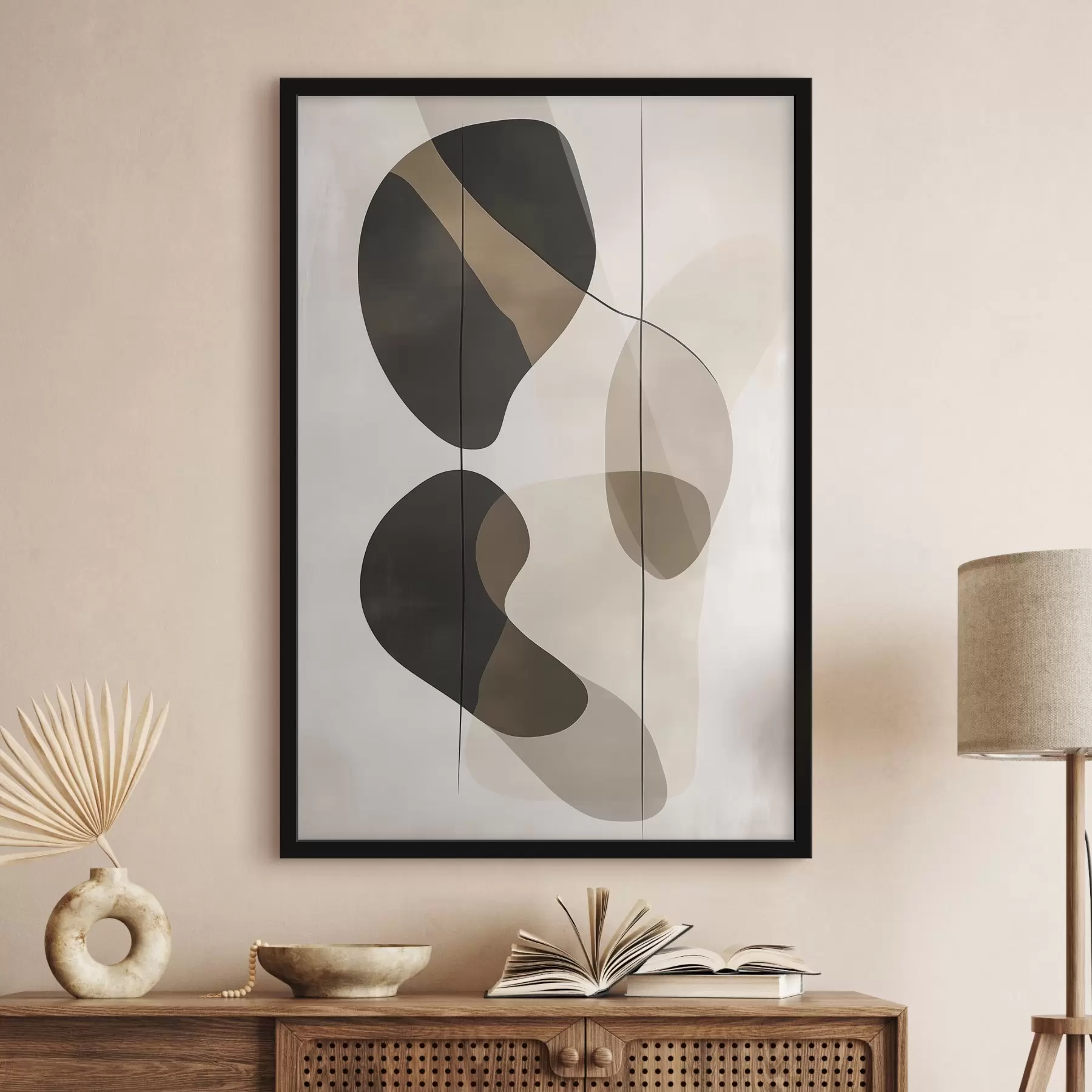 Papier peint Formes abstraites flottantes f45991