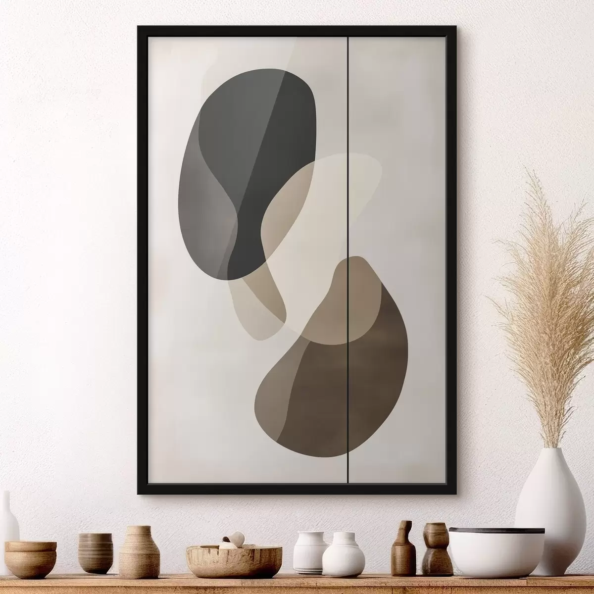 Poster Formes abstraites flottantes f45994