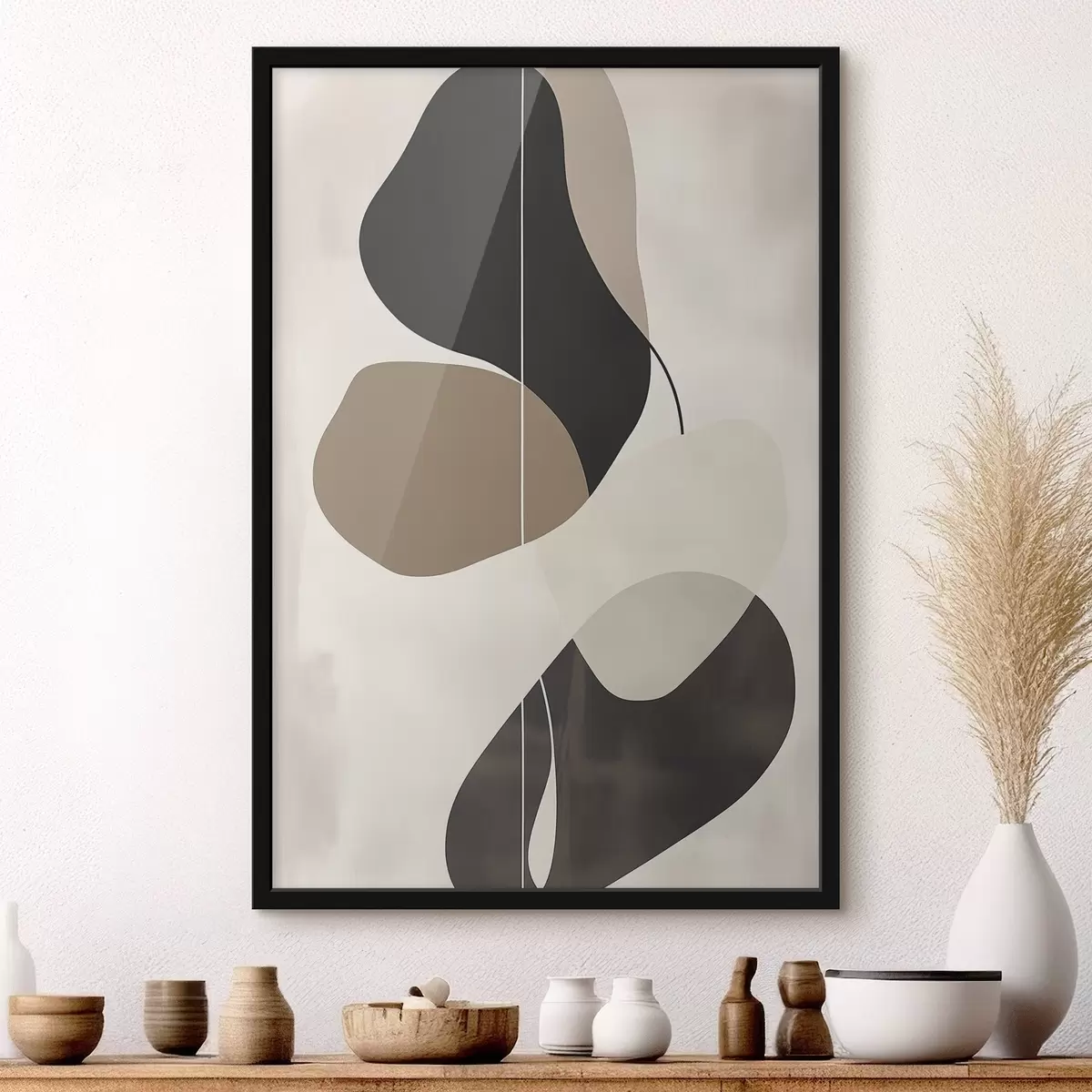 Poster Formes abstraites flottantes f45995