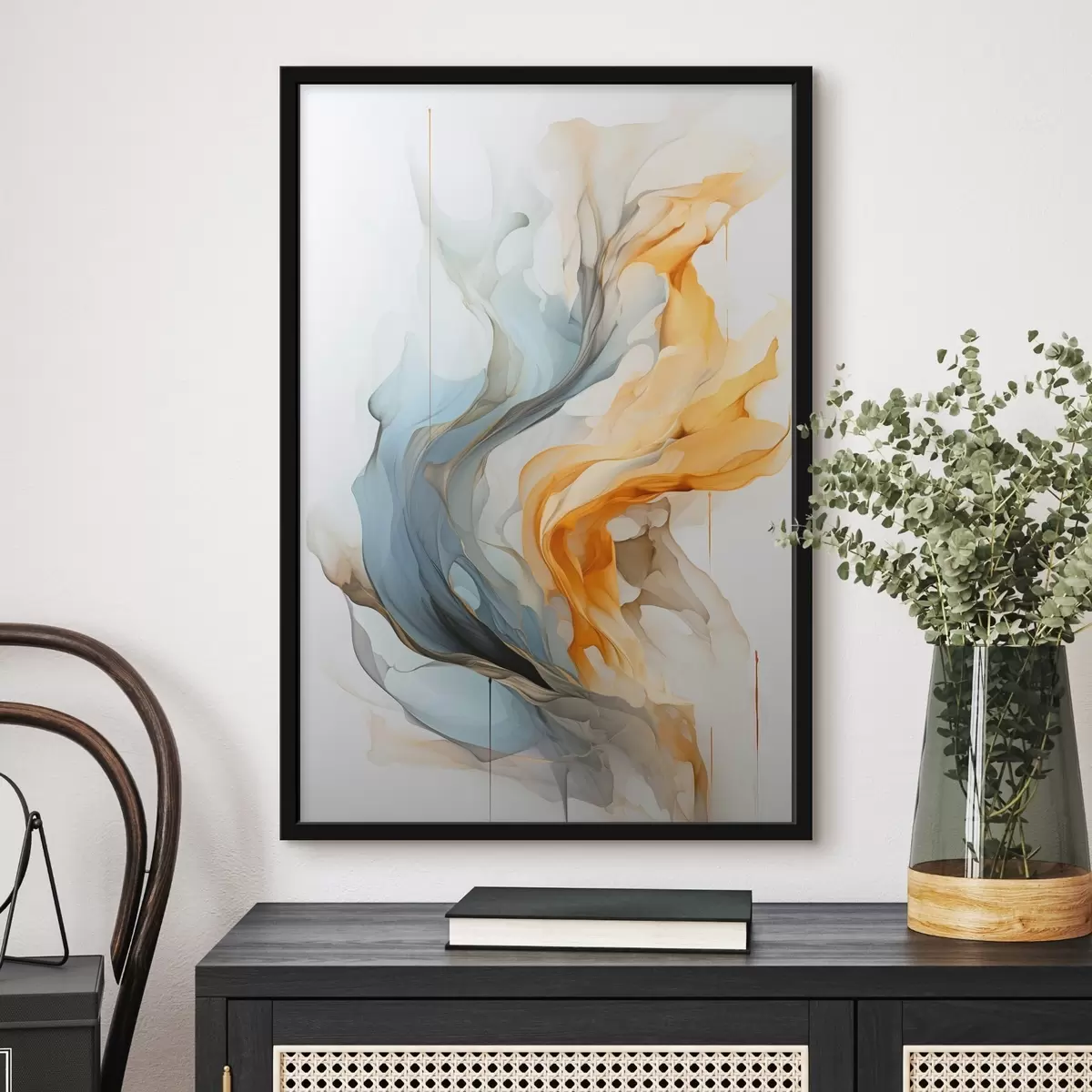 Poster Abstraction liquide f46000