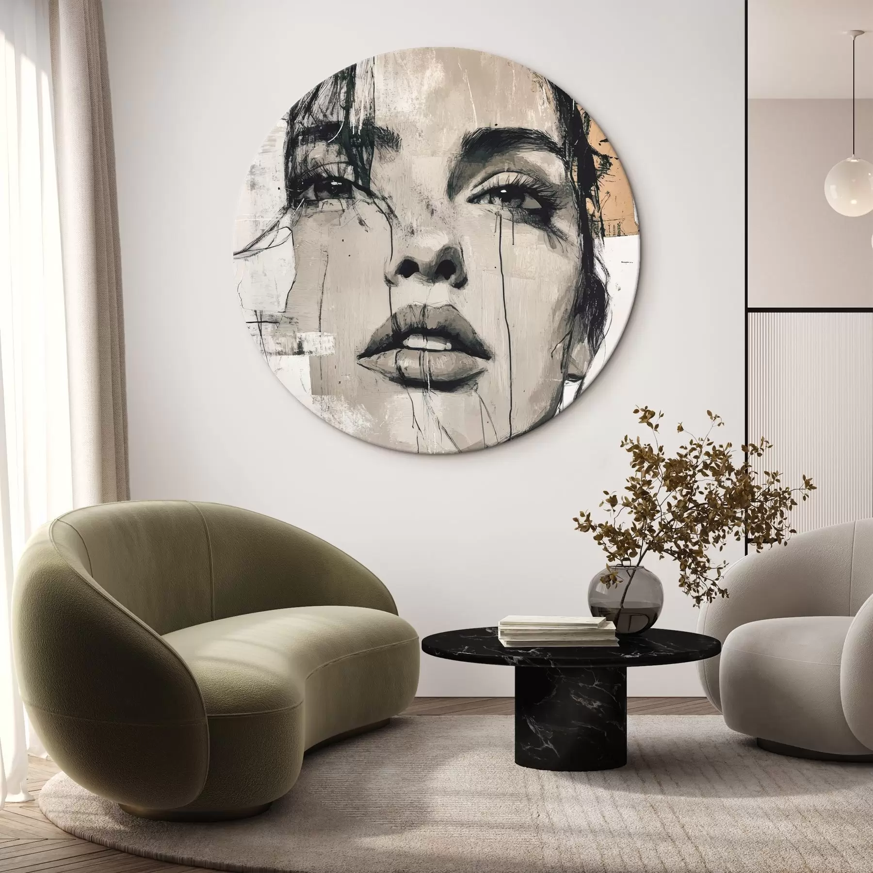 Tableau Portrait d'une femme r45778