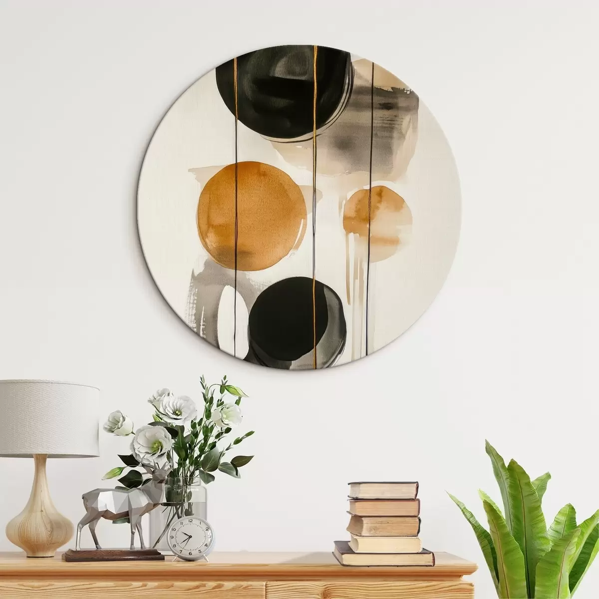 Tableaux rondes Cercles abstraits r45779