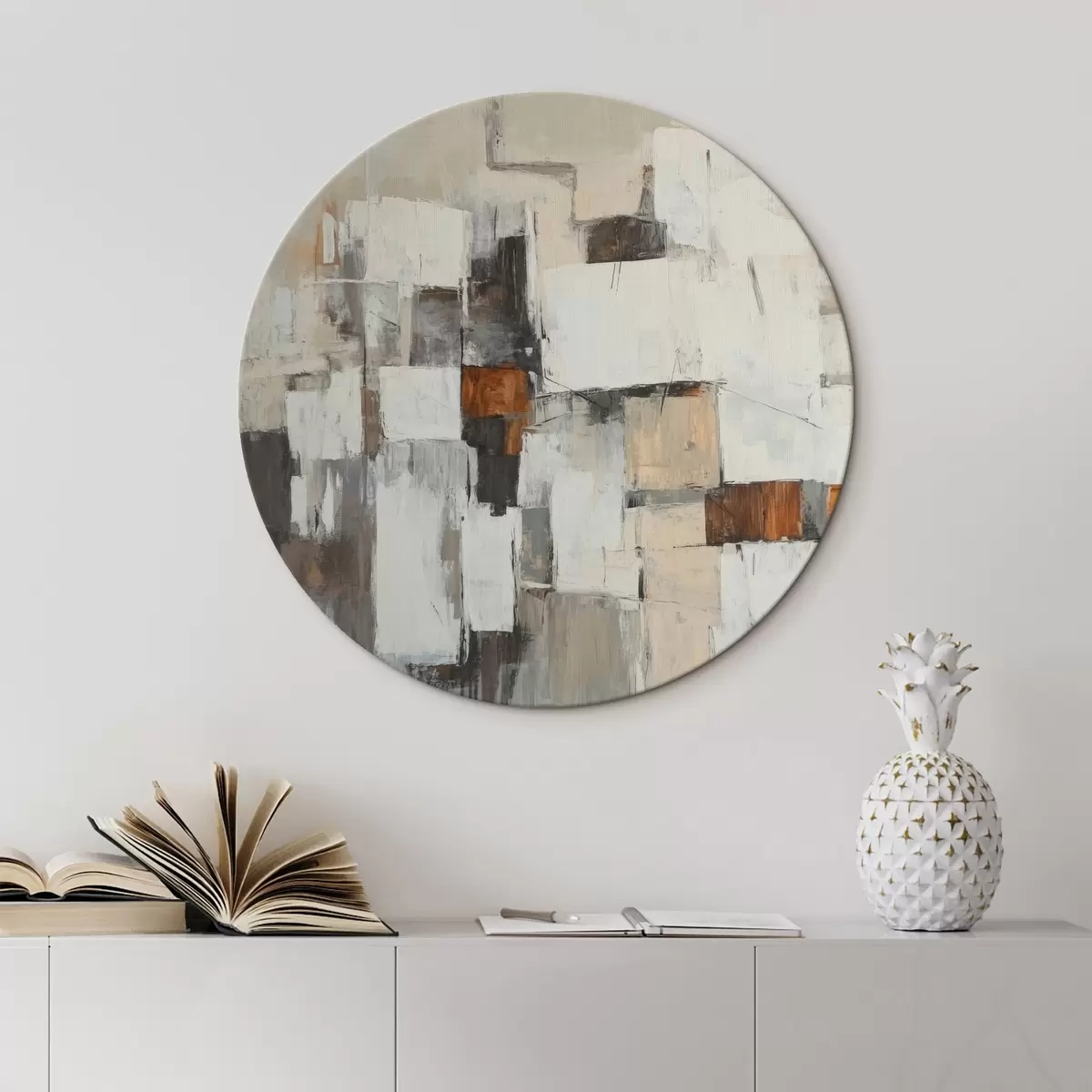 Tableaux rondes Abstraction r45990