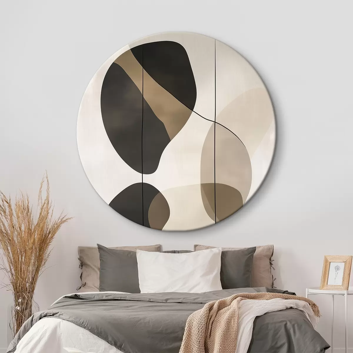 Tableaux rondes Formes abstraites flottantes r45991