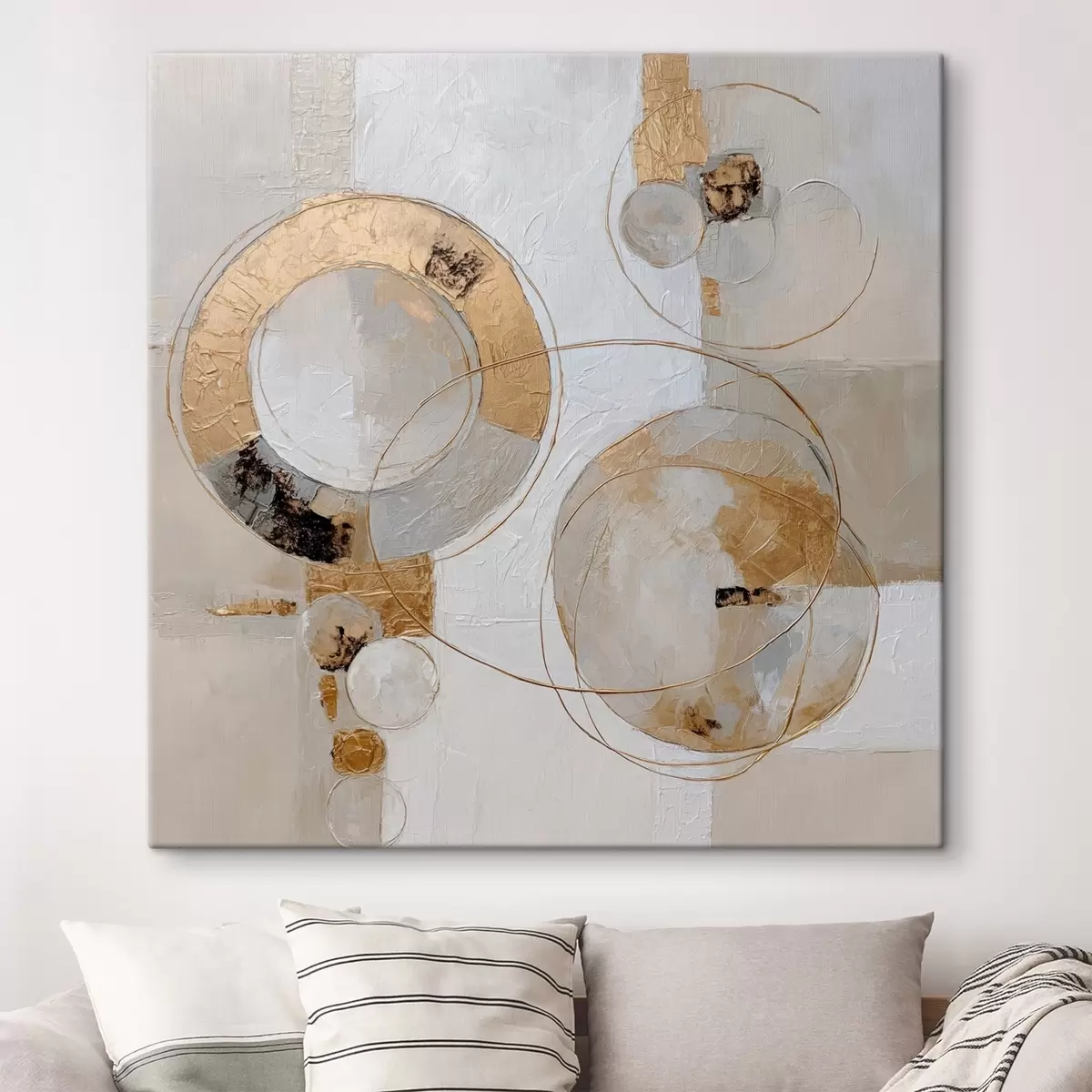 Tableau Cyclicité des formes dans le style abstrait moderne s45851