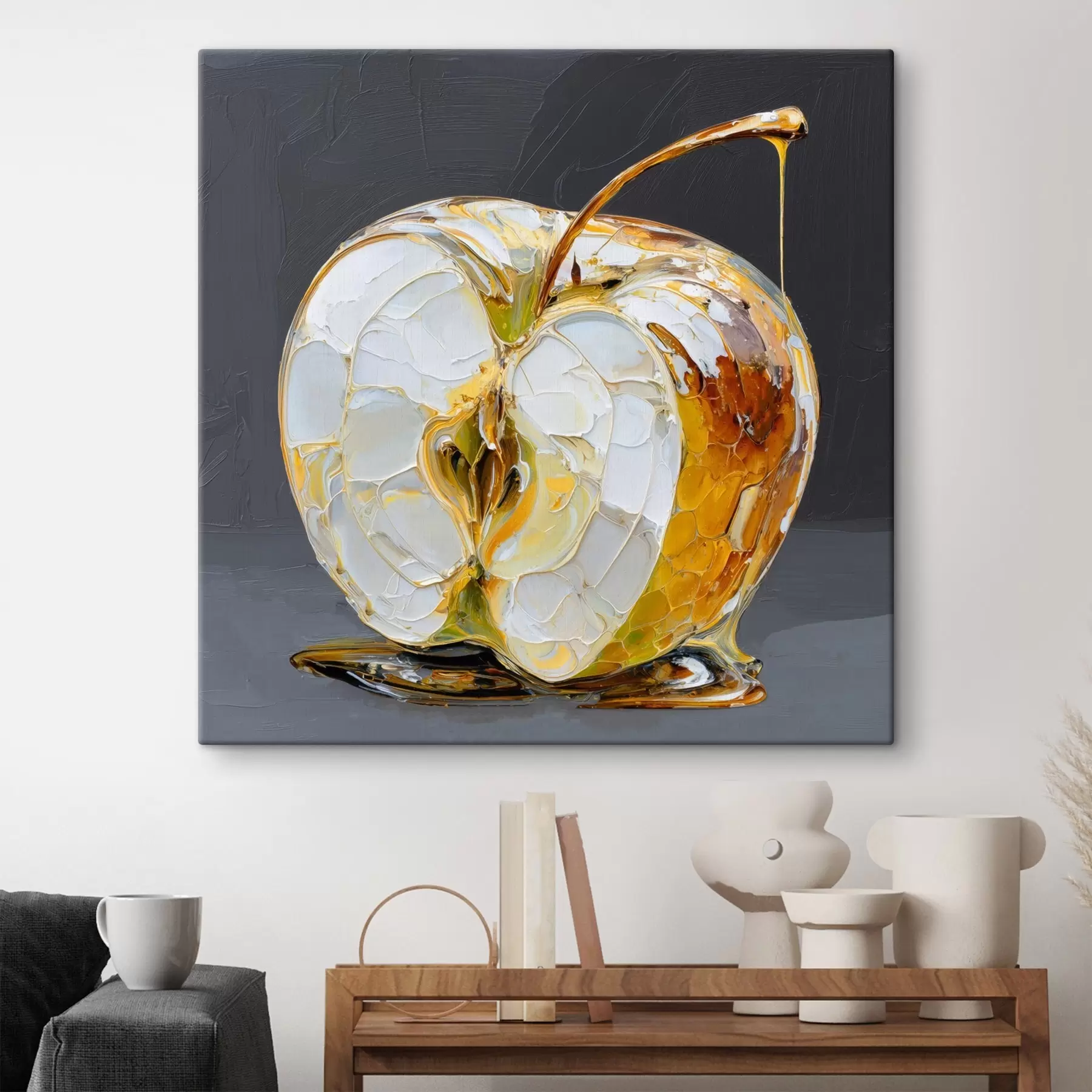 Tableau Pomme sucrée dans un style pictural s45861