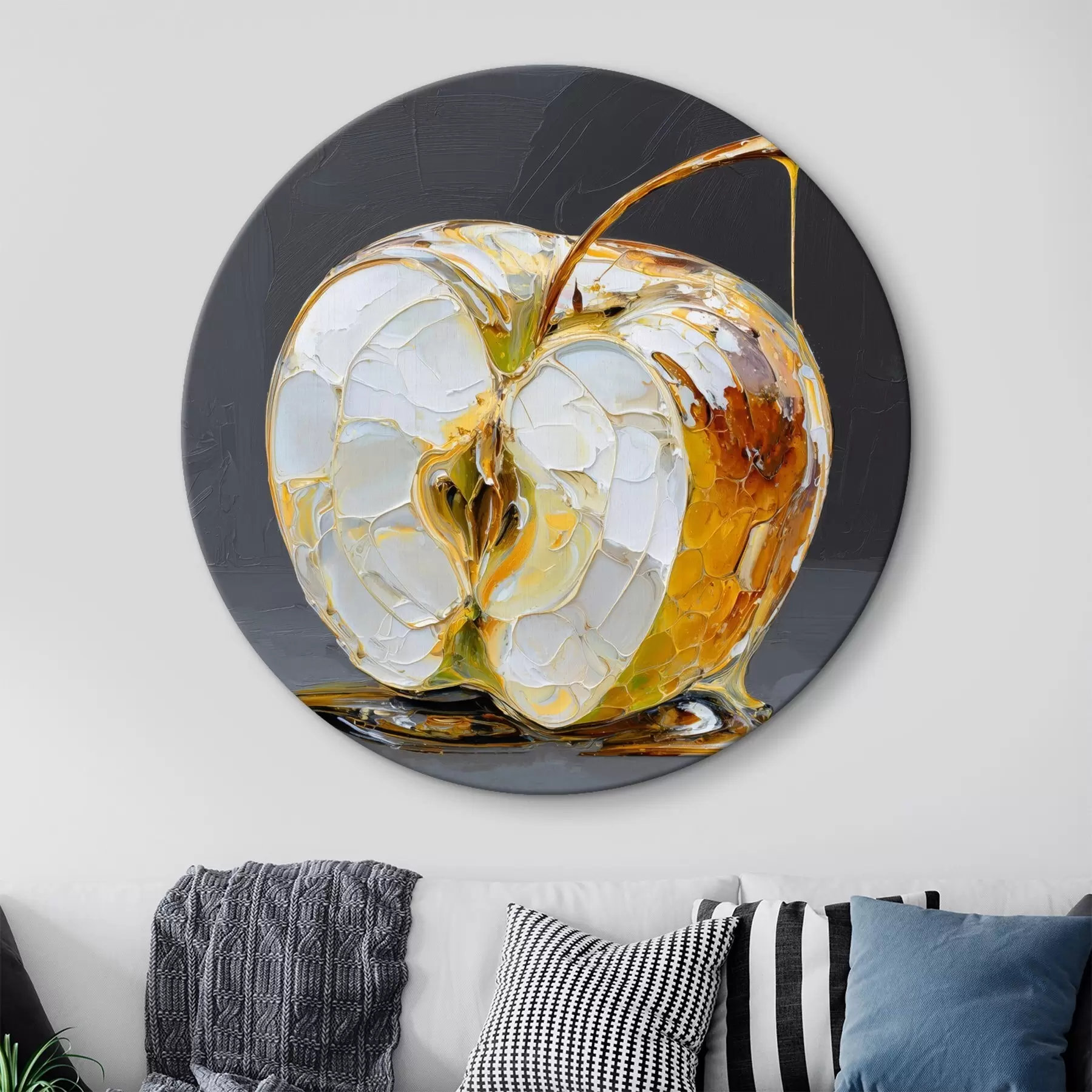 Tableau Pomme sucrée dans un style pictural r45861