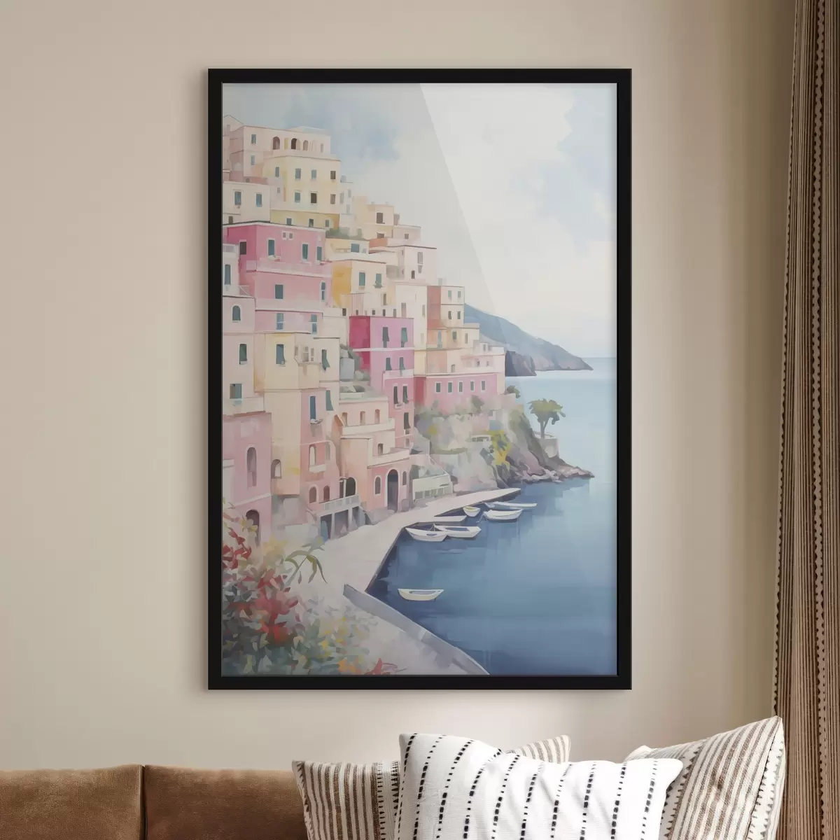 Poster Maisons au bord de la baie f46066