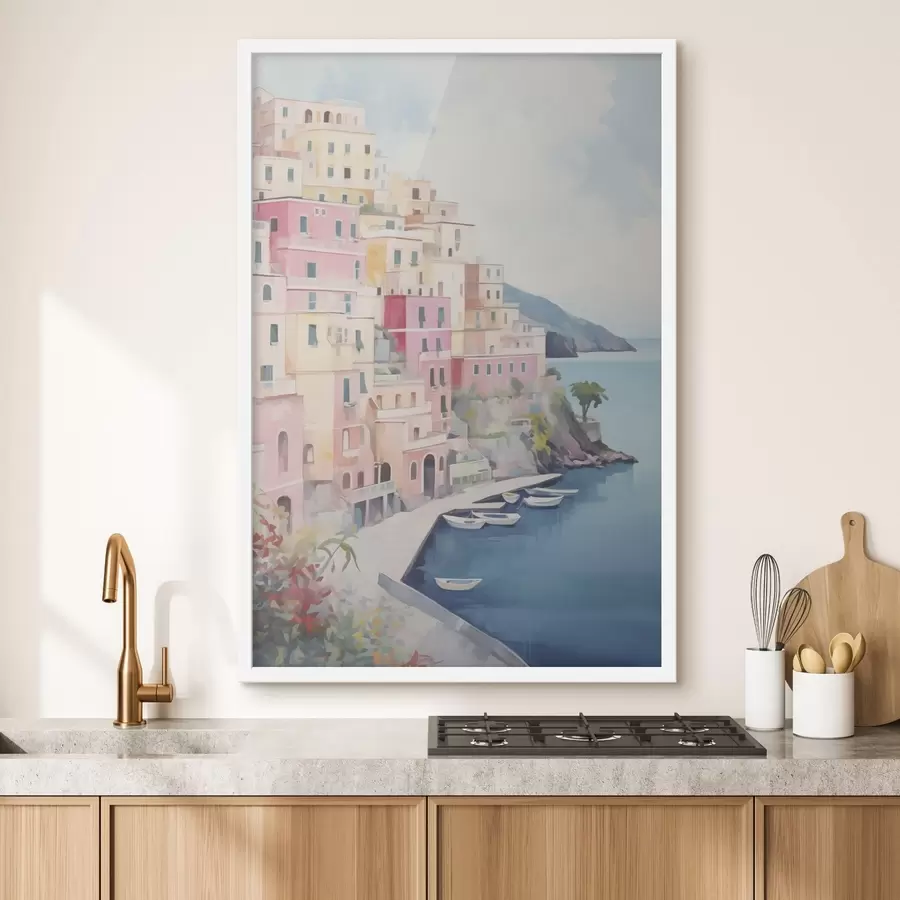 Papier peint Maisons au bord de la baie f46066