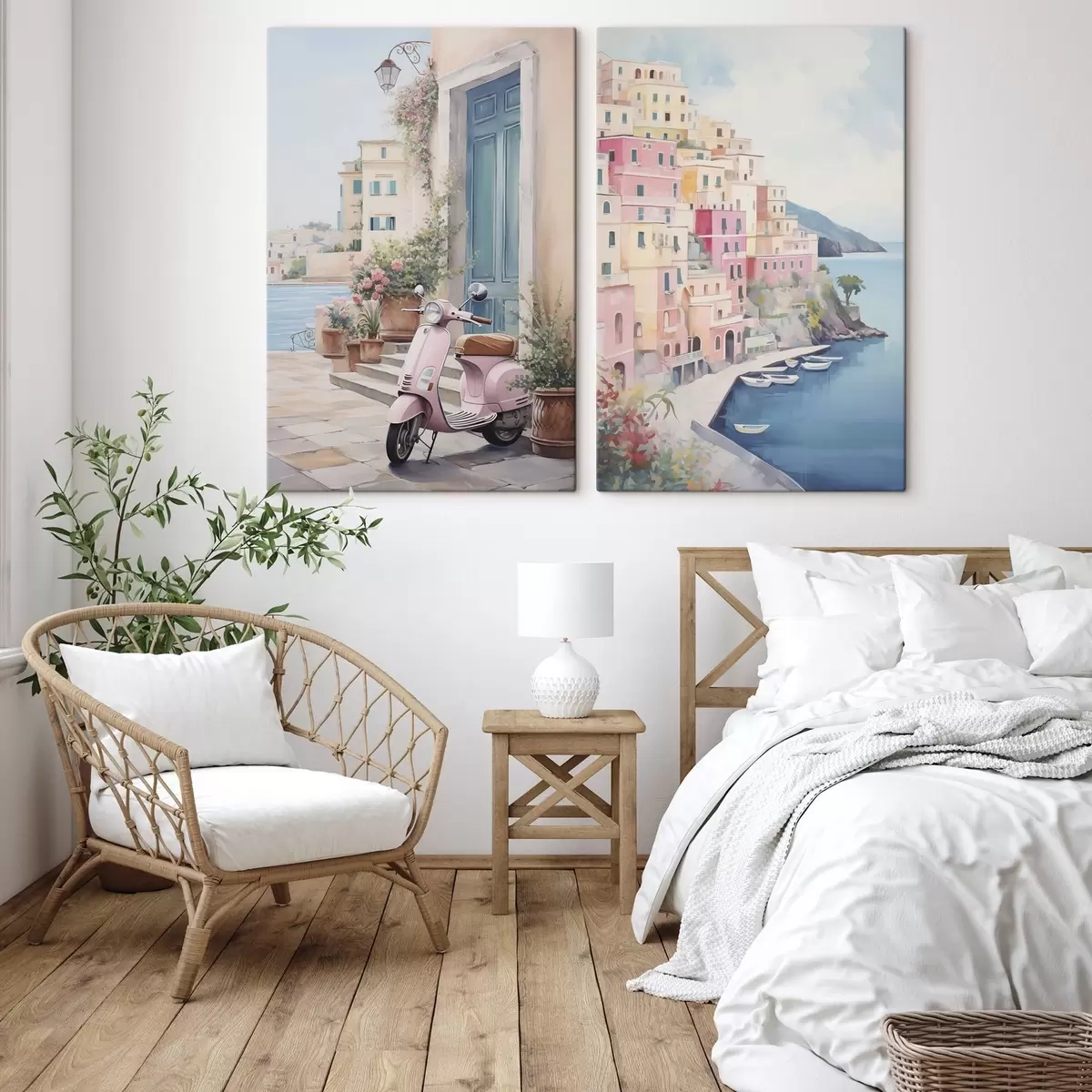 Tableau Ville maritime m00794
