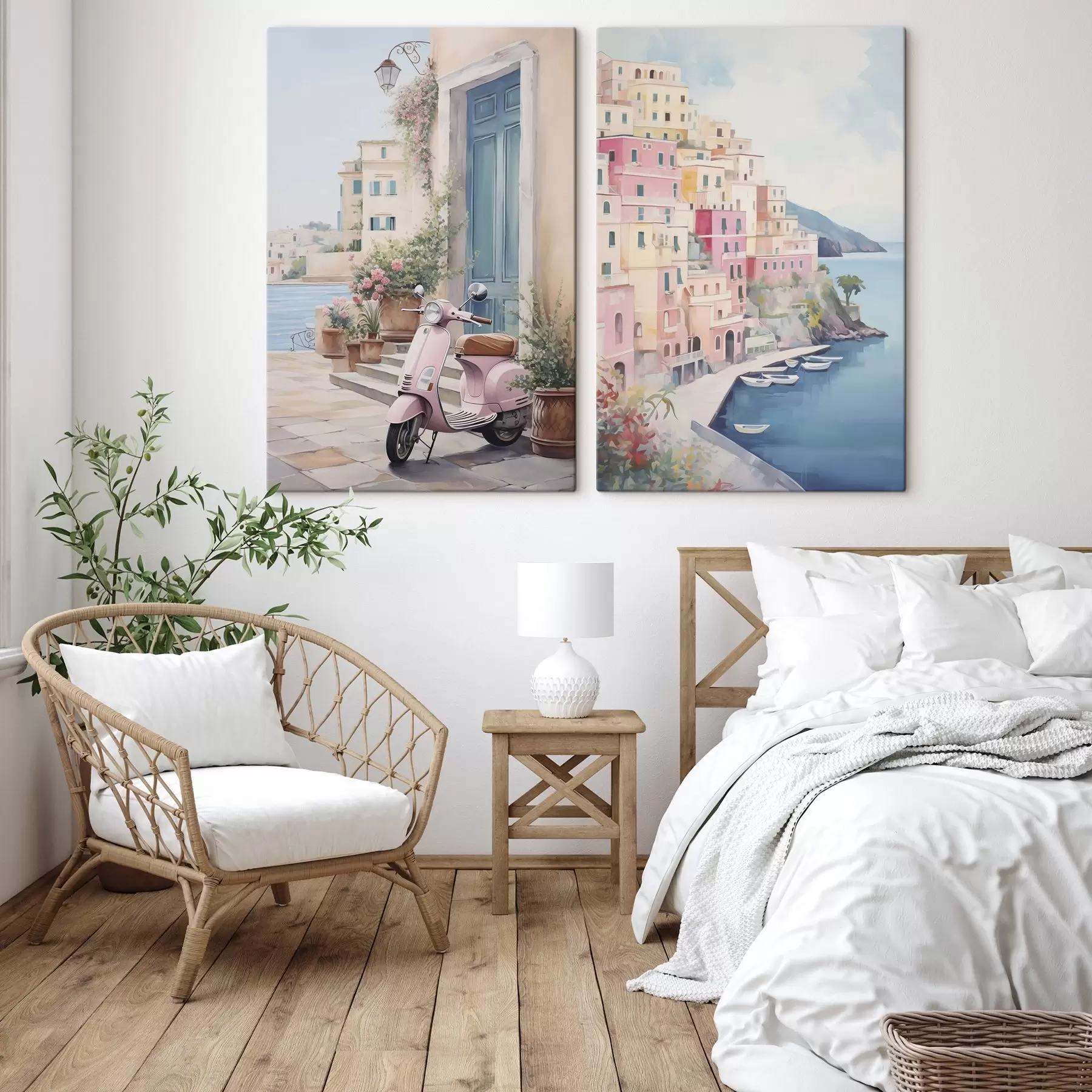 Tableau Ville maritime m00794
