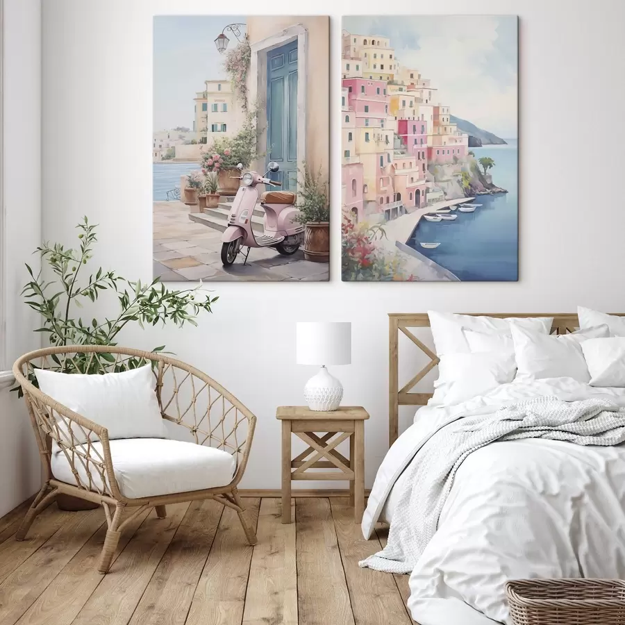Tableau Ville maritime m00794