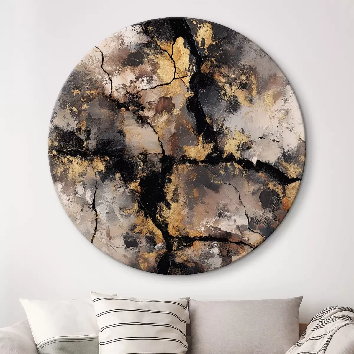 Tableaux rondes Marbre r46035