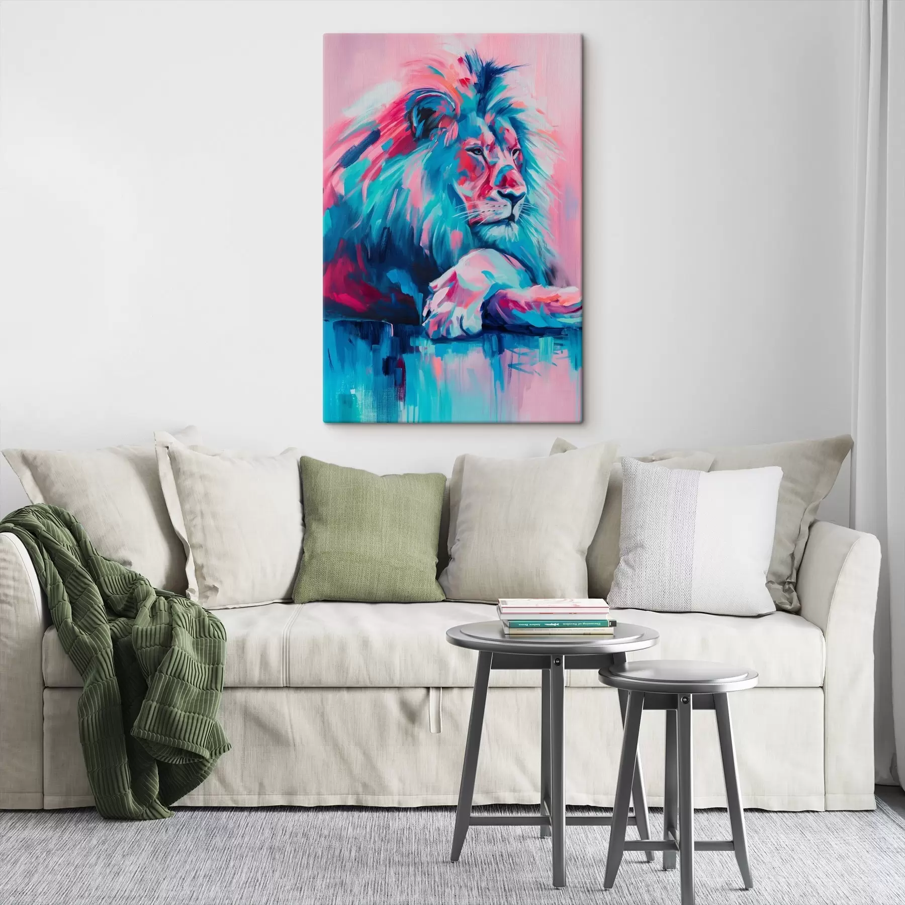 Tableau Lion s46034