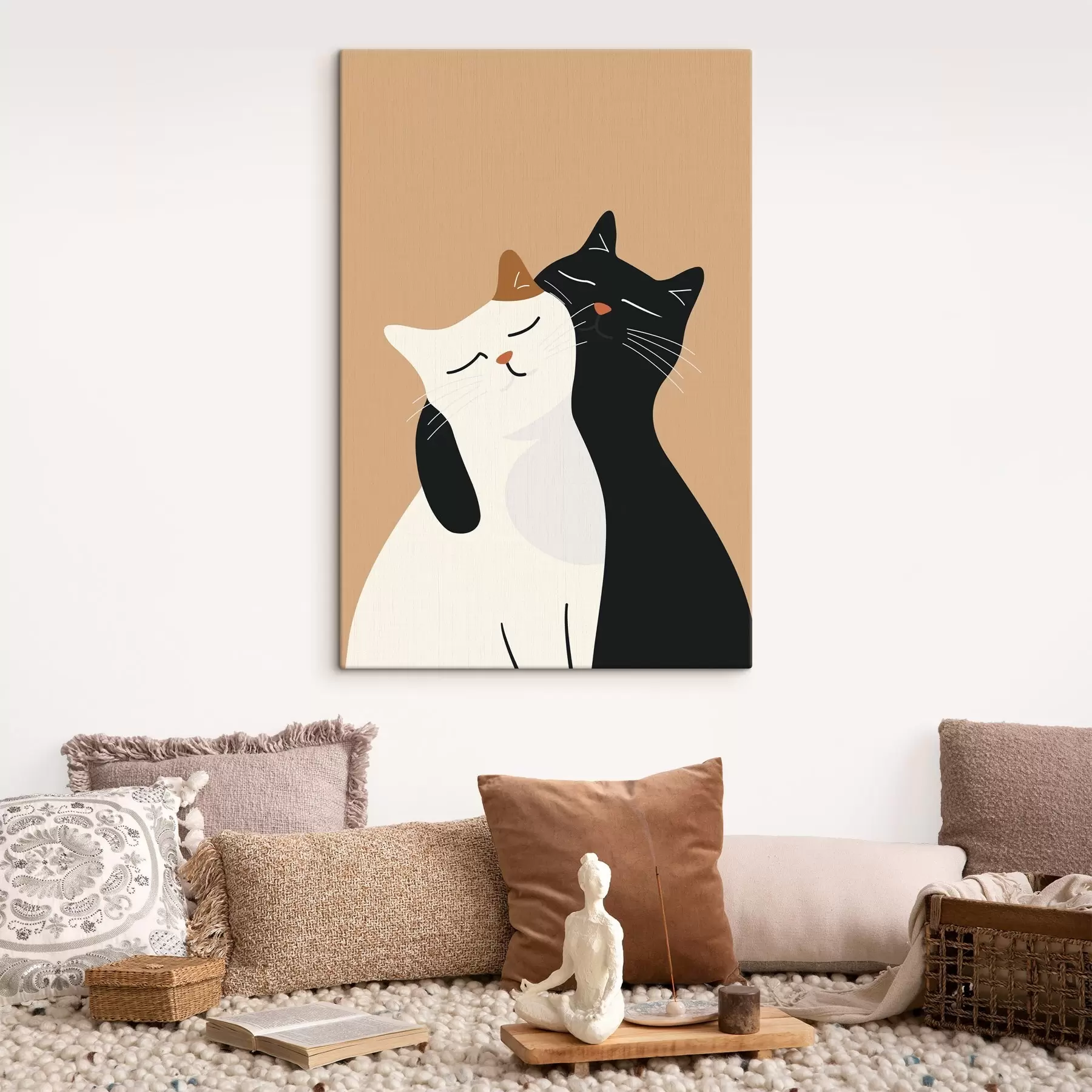Tableau Duo de chats s46043