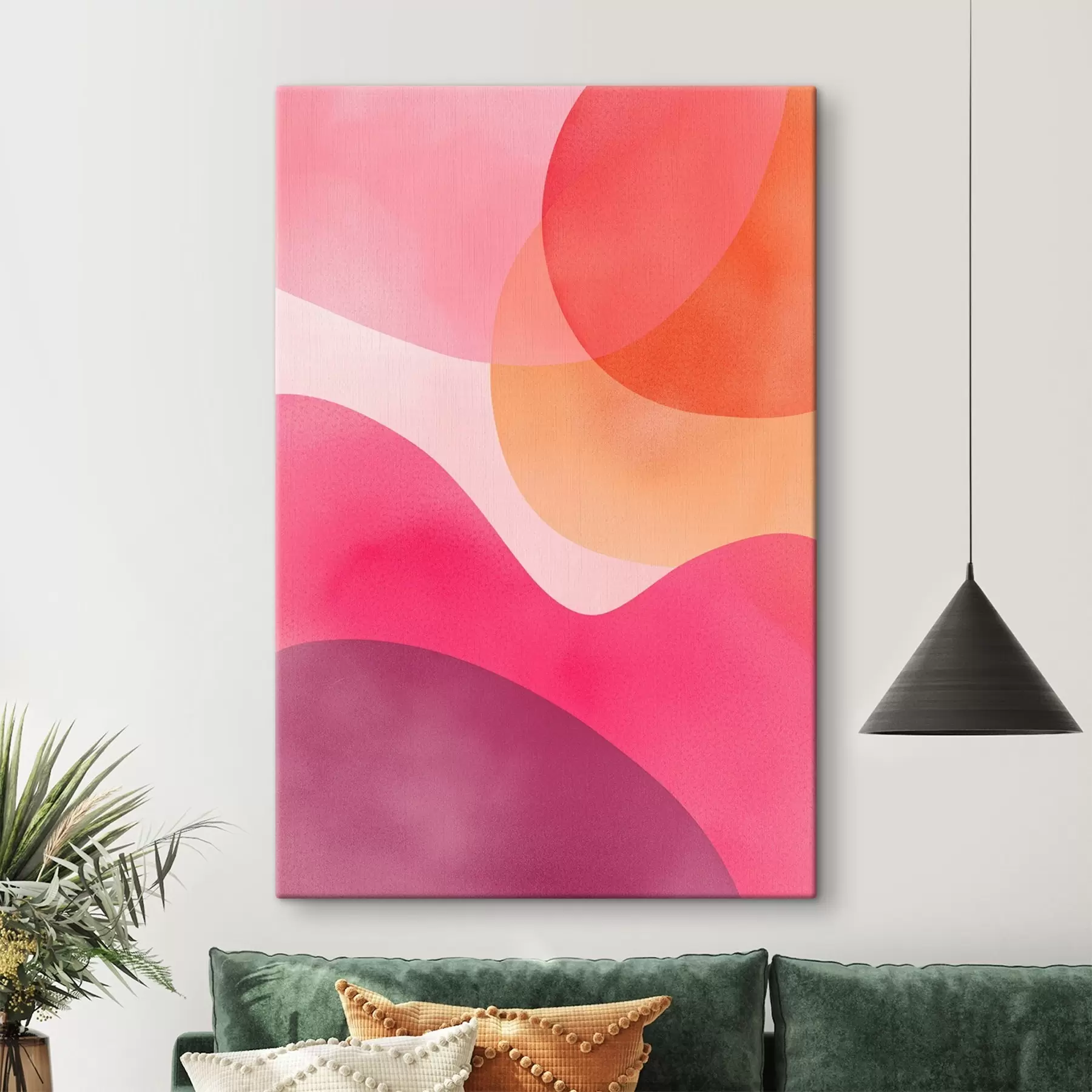 Tableau Vagues abstraites s46052