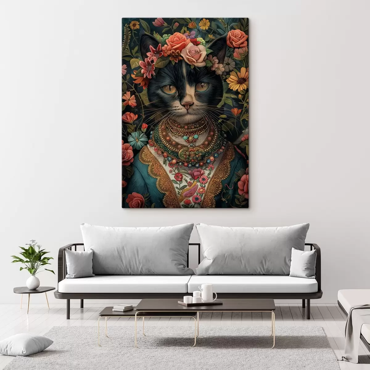 Tableau Portrait de chat s46056
