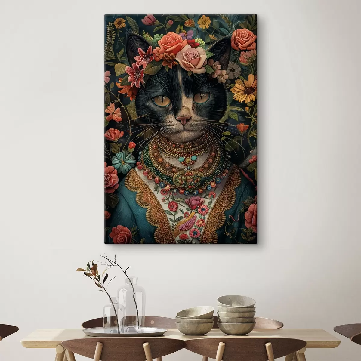 Tableau Portrait de chat s46056