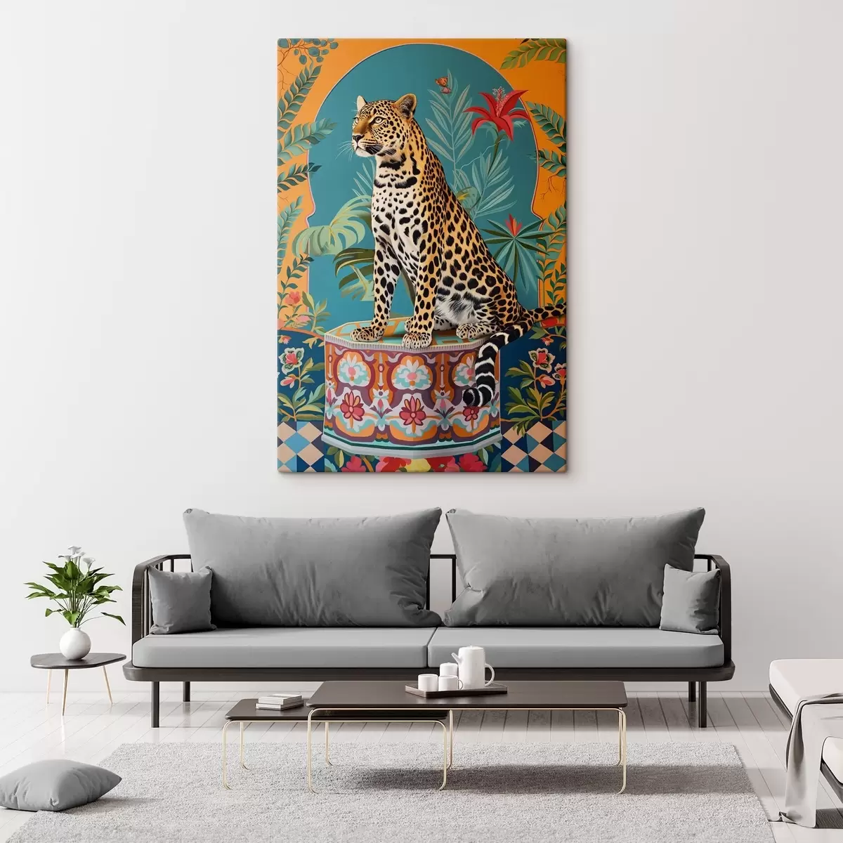 Tableau Léopard s46058