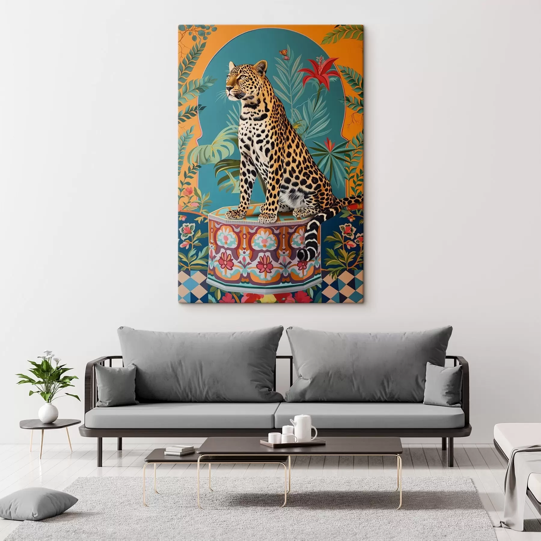 Tableau Léopard s46058
