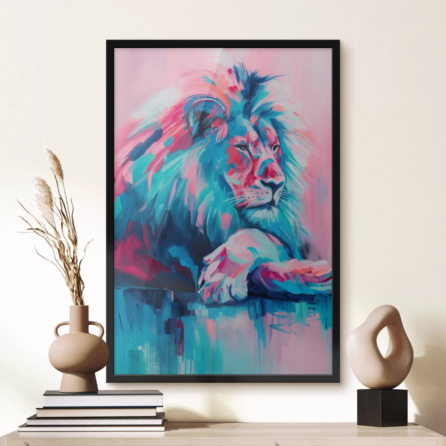 Papier peint Lion f46034