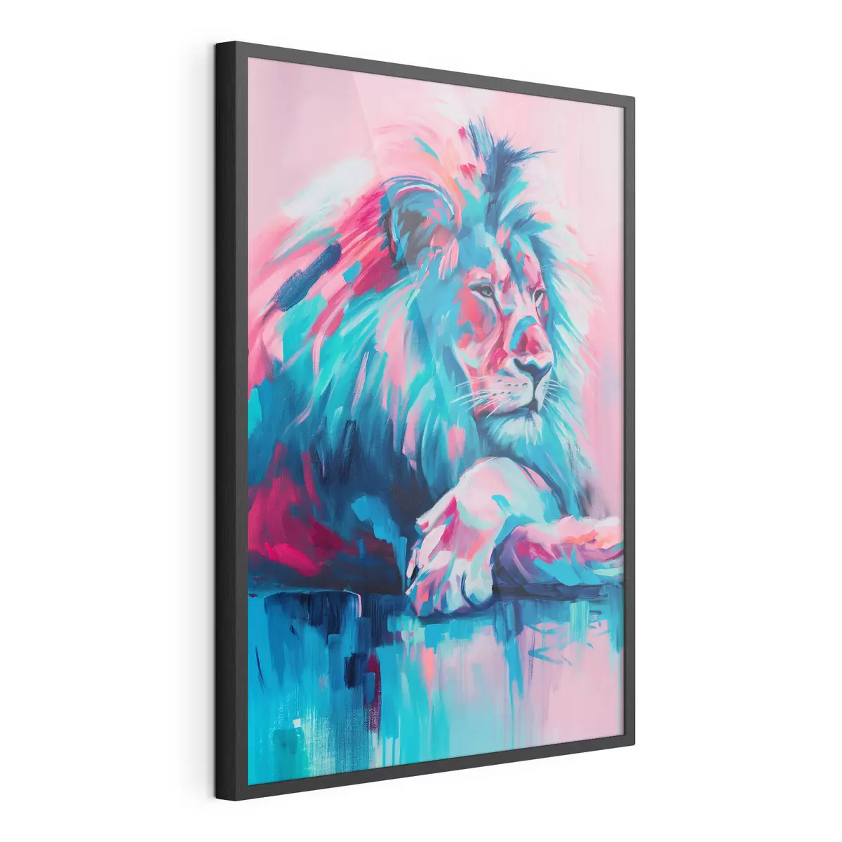 Poster Lion et tendresse f46034