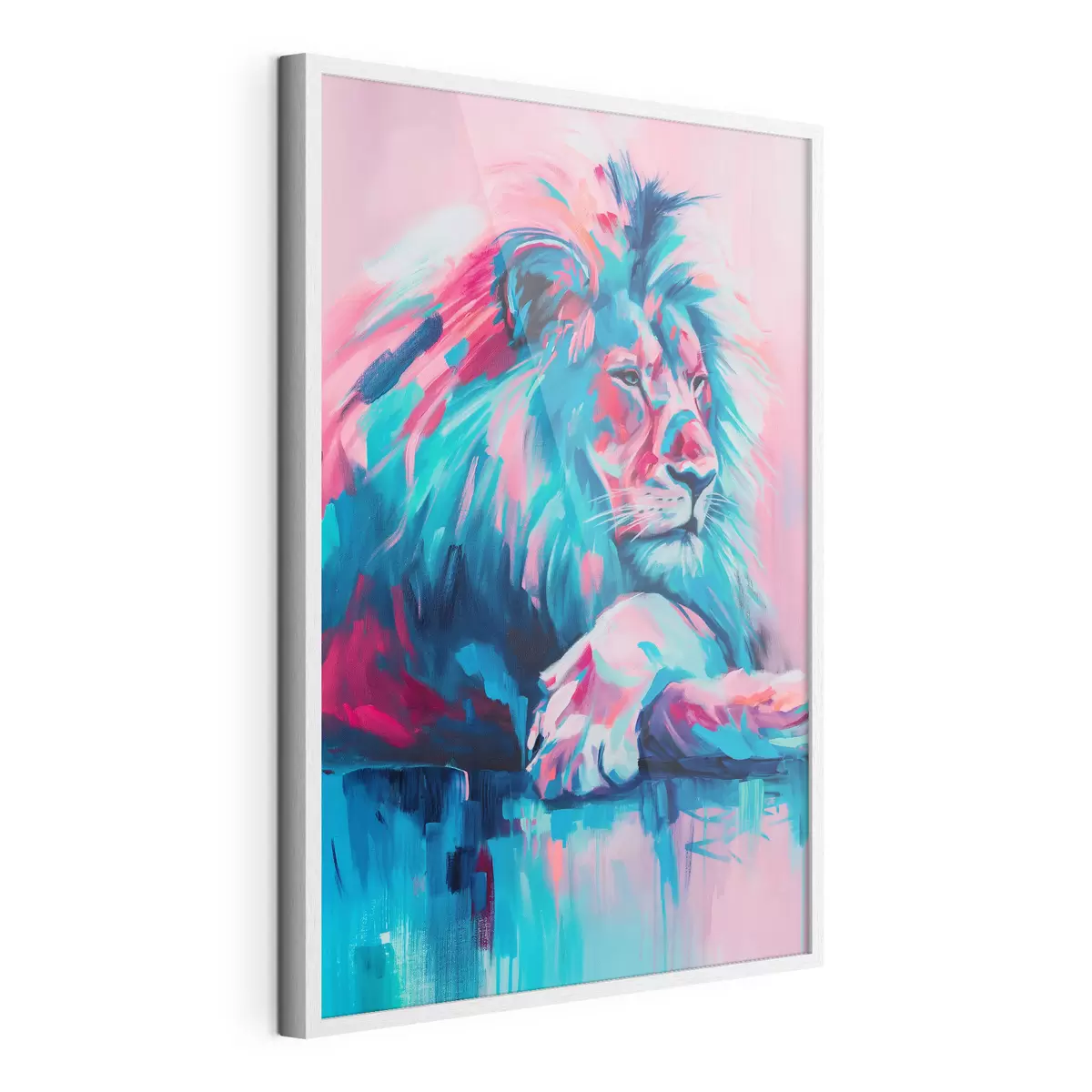 Poster Lion et tendresse f46034
