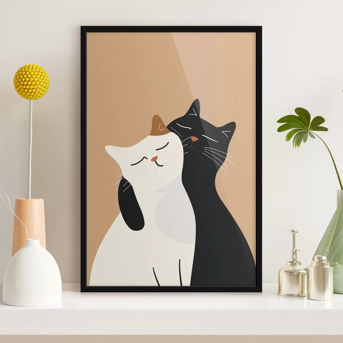Poster Duo de chats f46043