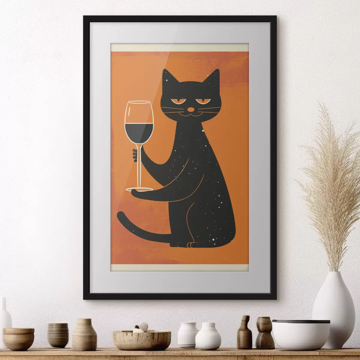 Poster Vin pour chat f46046