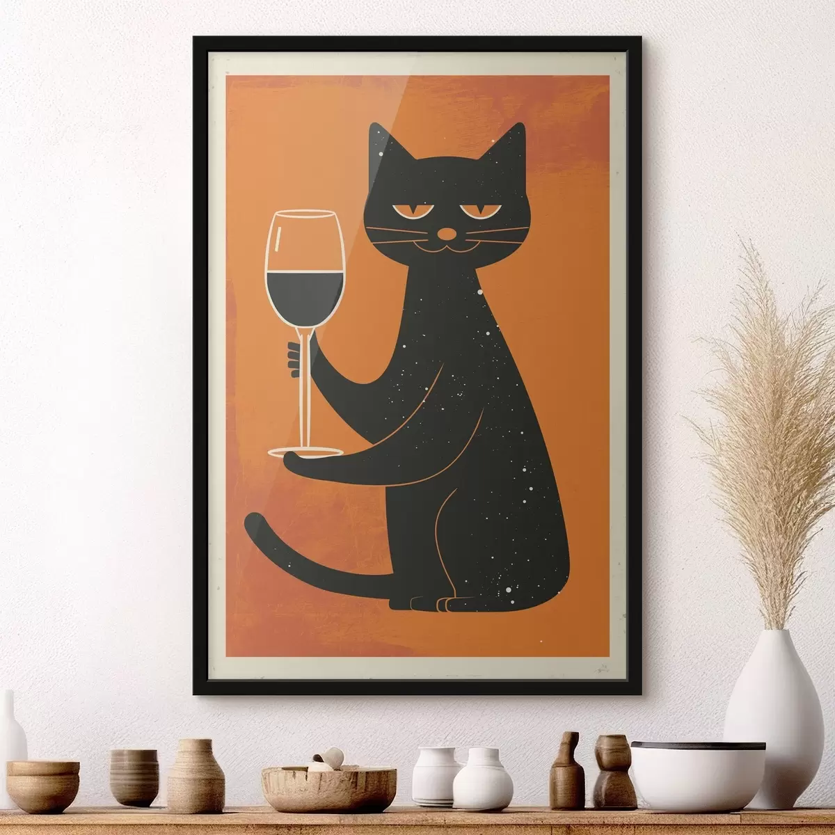 Poster Vin pour chat f46046
