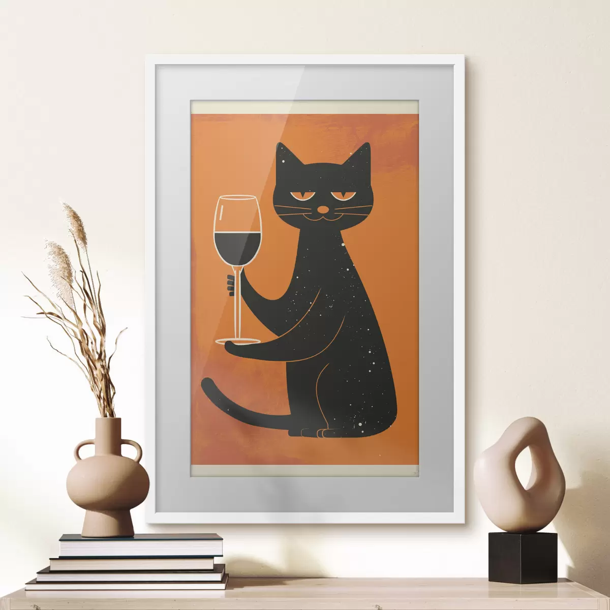 Poster Vin pour chat f46046