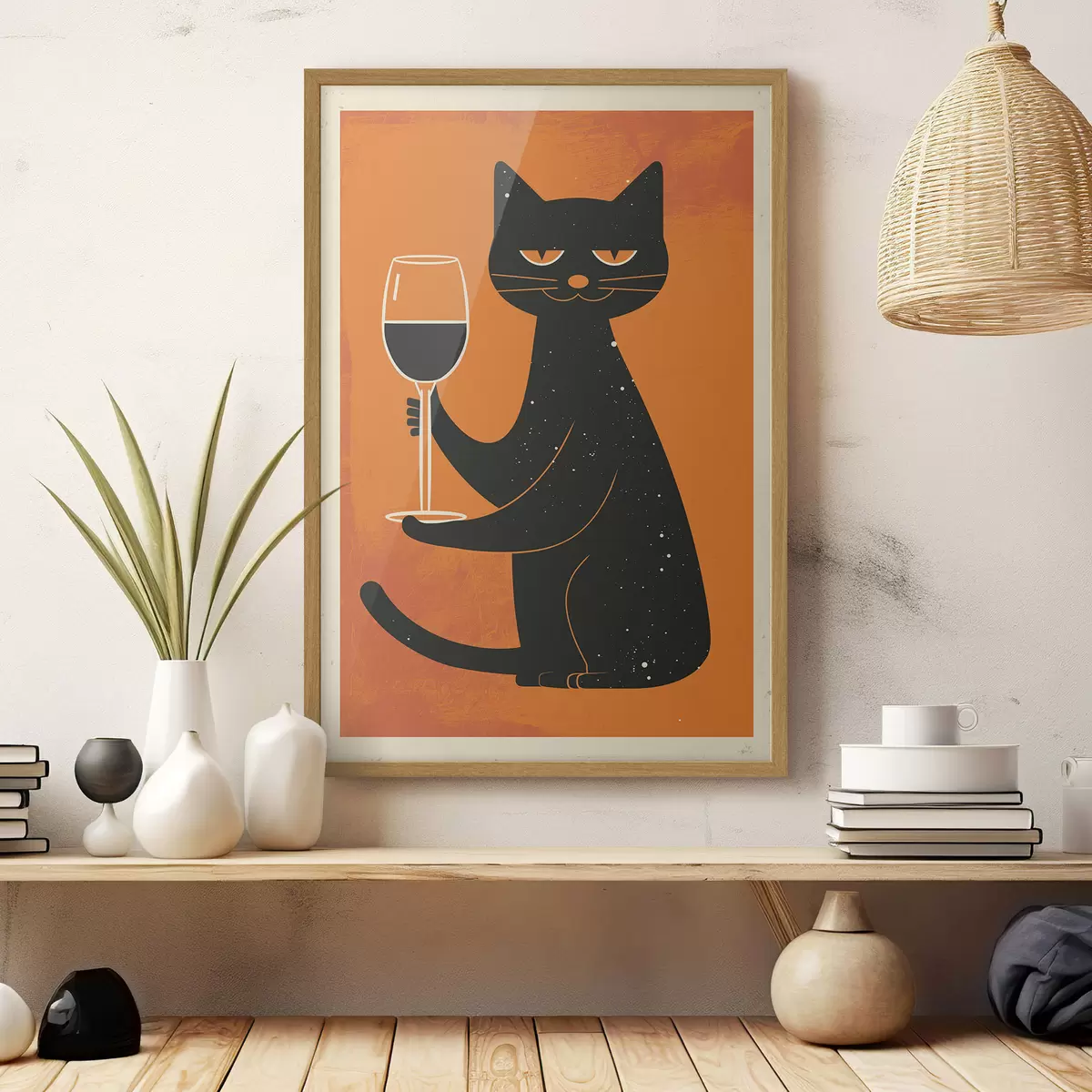 Poster Vin pour chat f46046