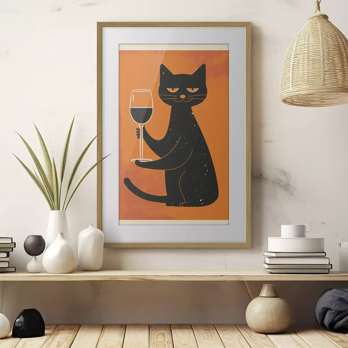 Poster Vin pour chat f46046