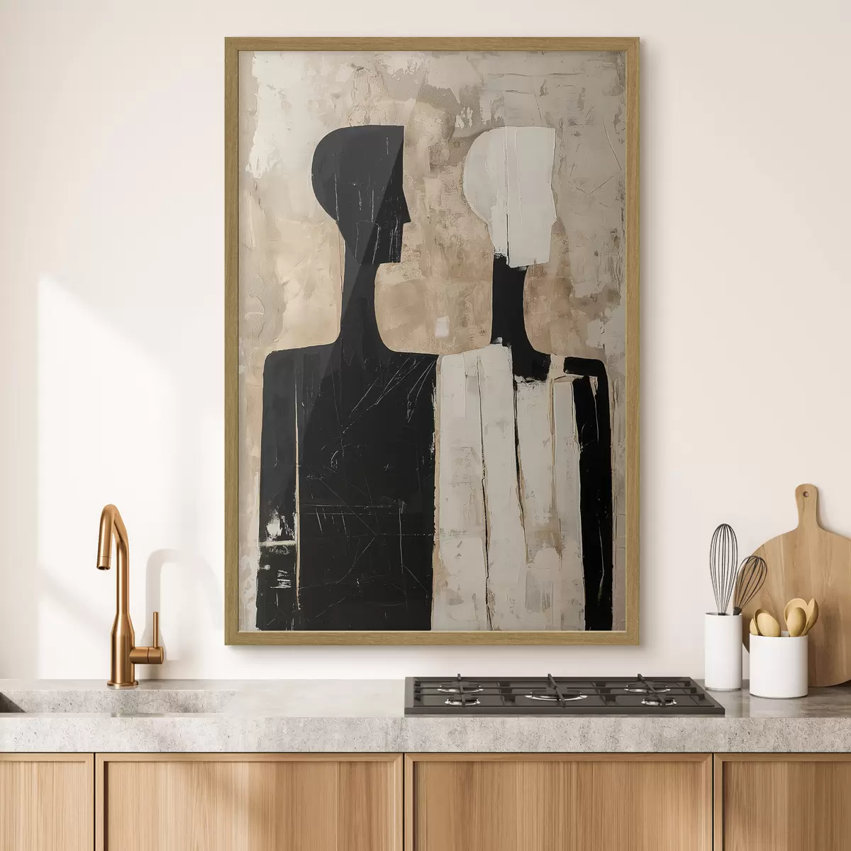 Poster Deux figures abstraites f46050