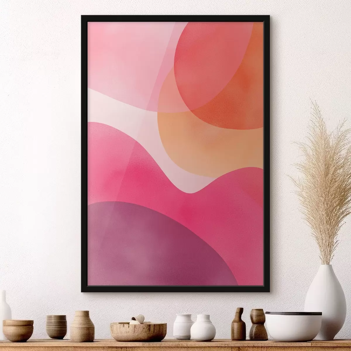 Poster Vagues abstraites f46052