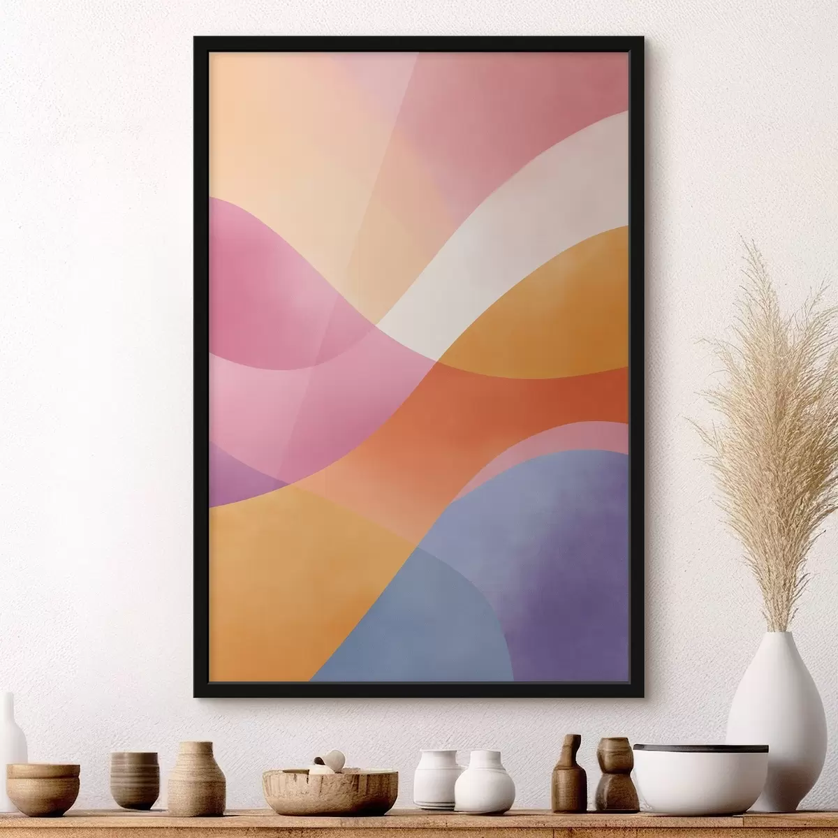 Poster Formes fluides f46053