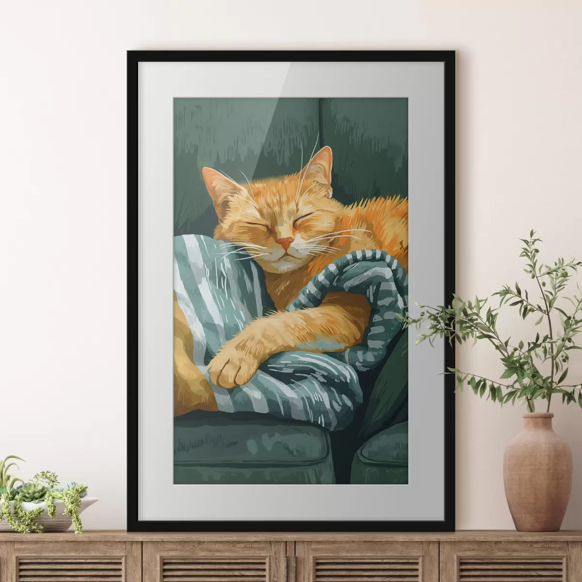 Poster Repos du chat f46055
