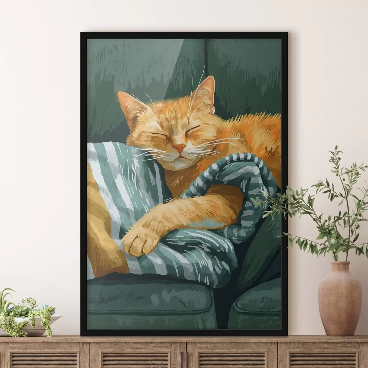 Poster Repos du chat f46055