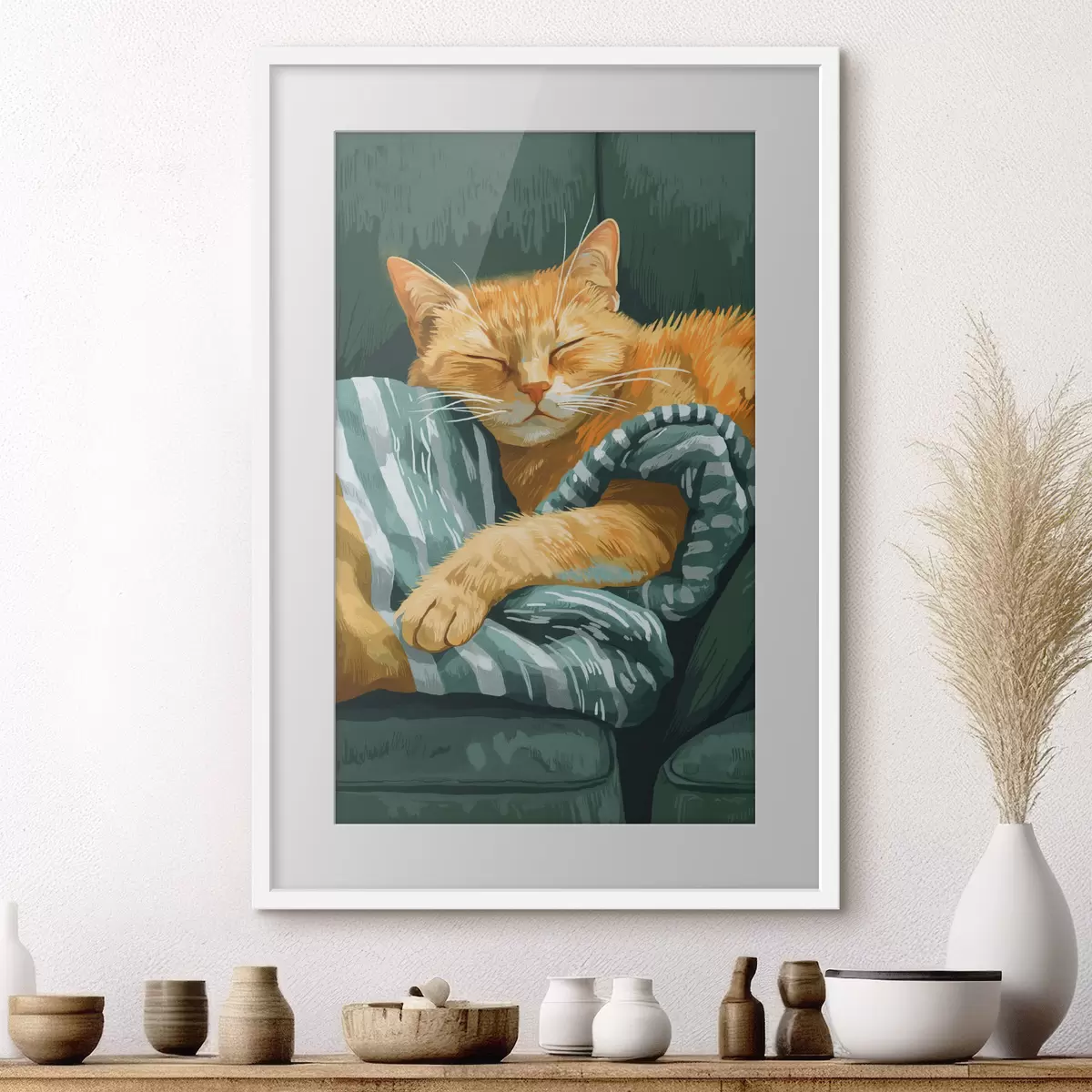 Poster Repos du chat f46055