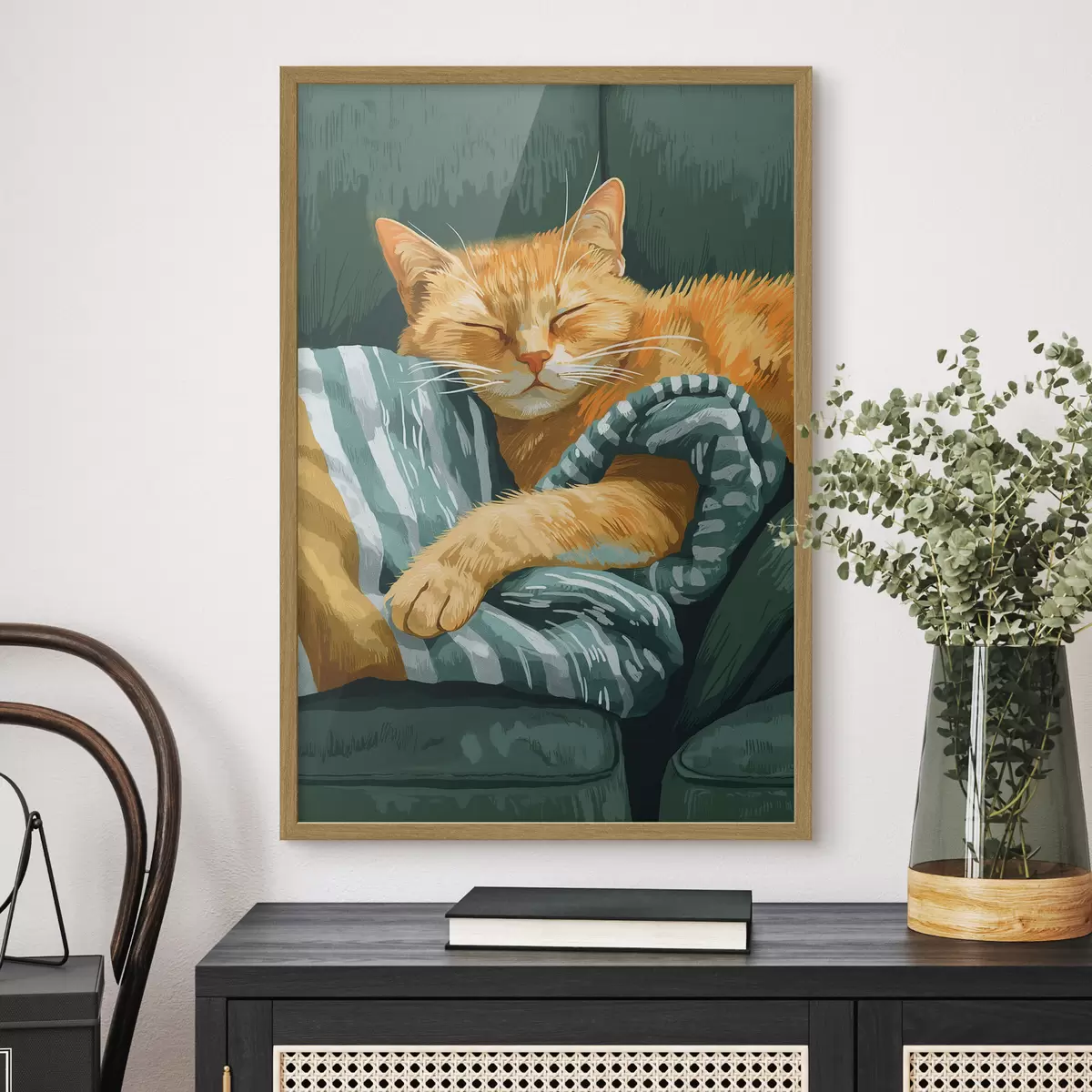 Poster Repos du chat f46055