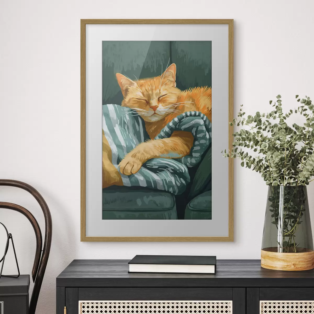 Poster Repos du chat f46055