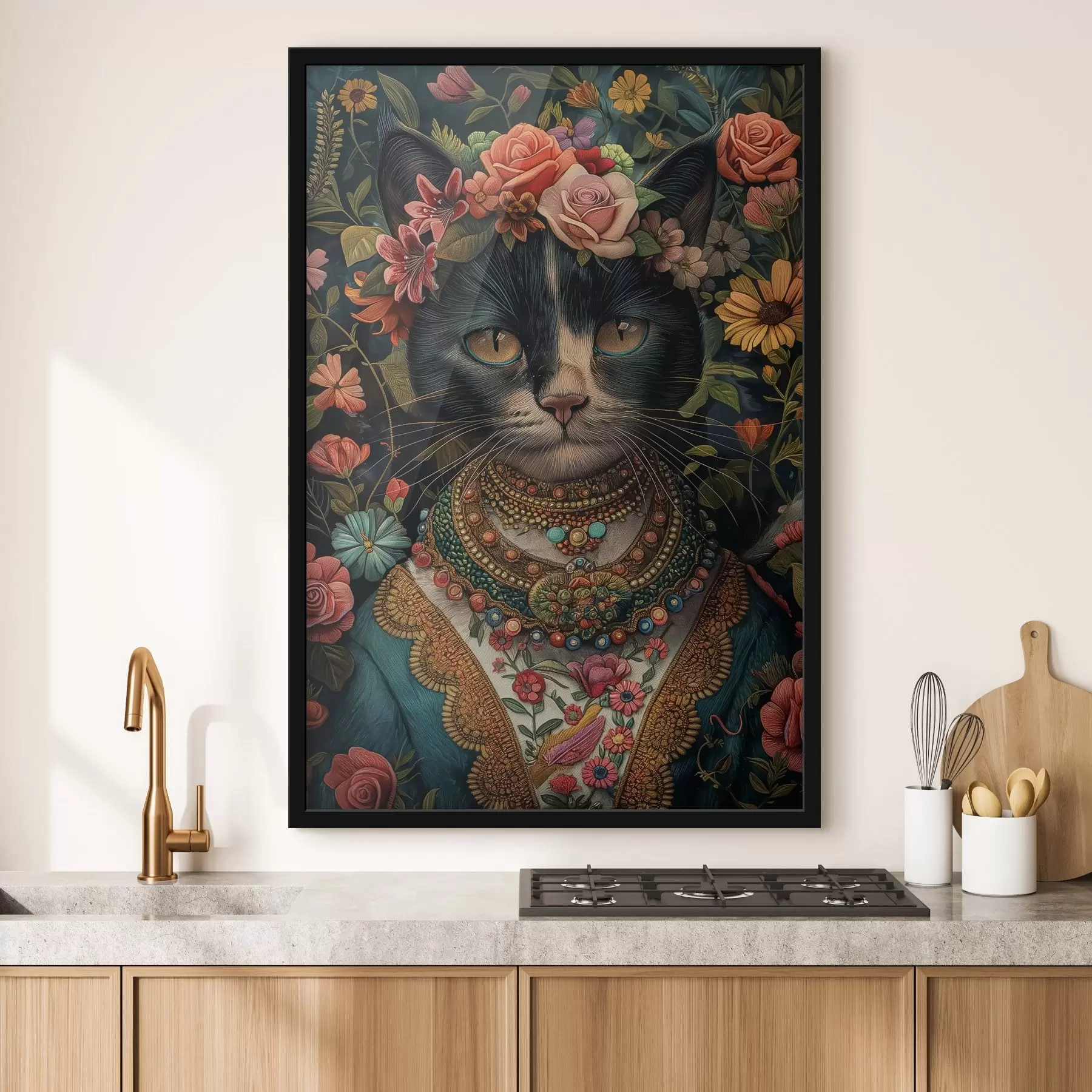 Papier peint Portrait de chat f46056