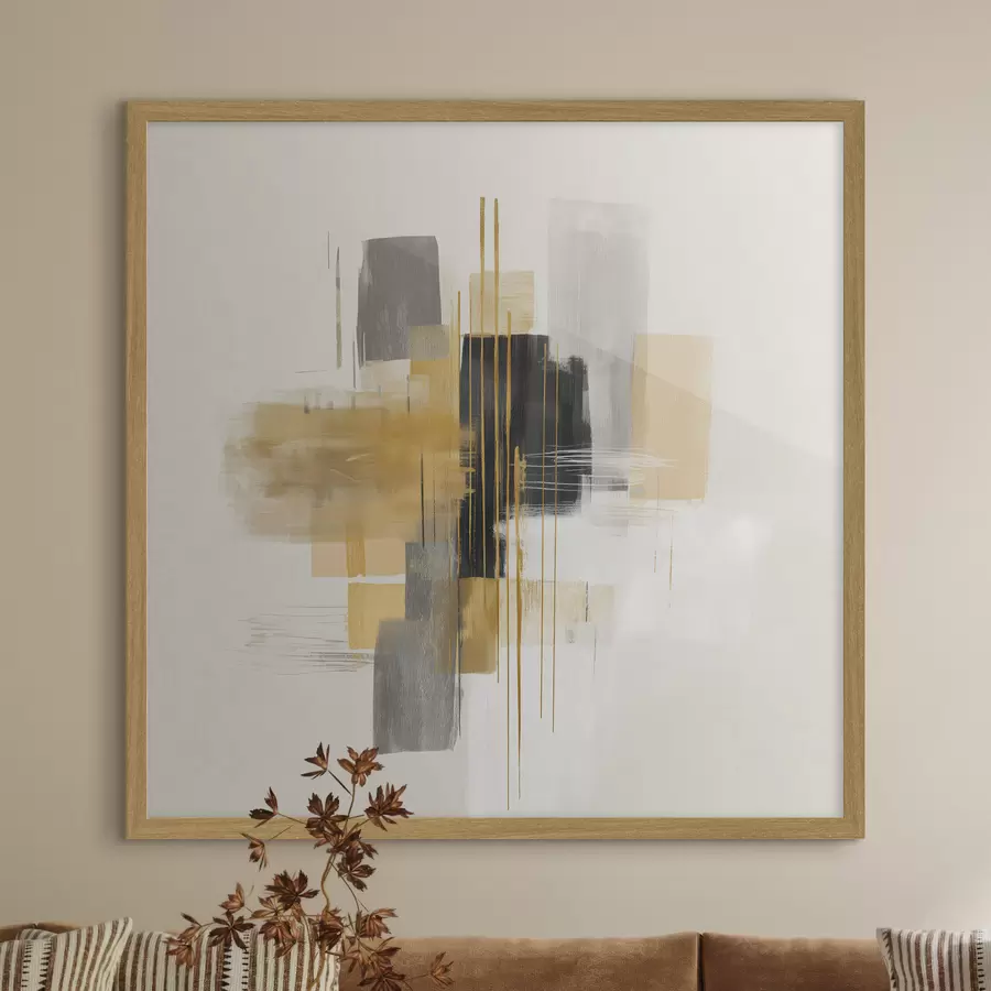 Papier peint Verticales de l'espace dans un style abstrait graphique f45850