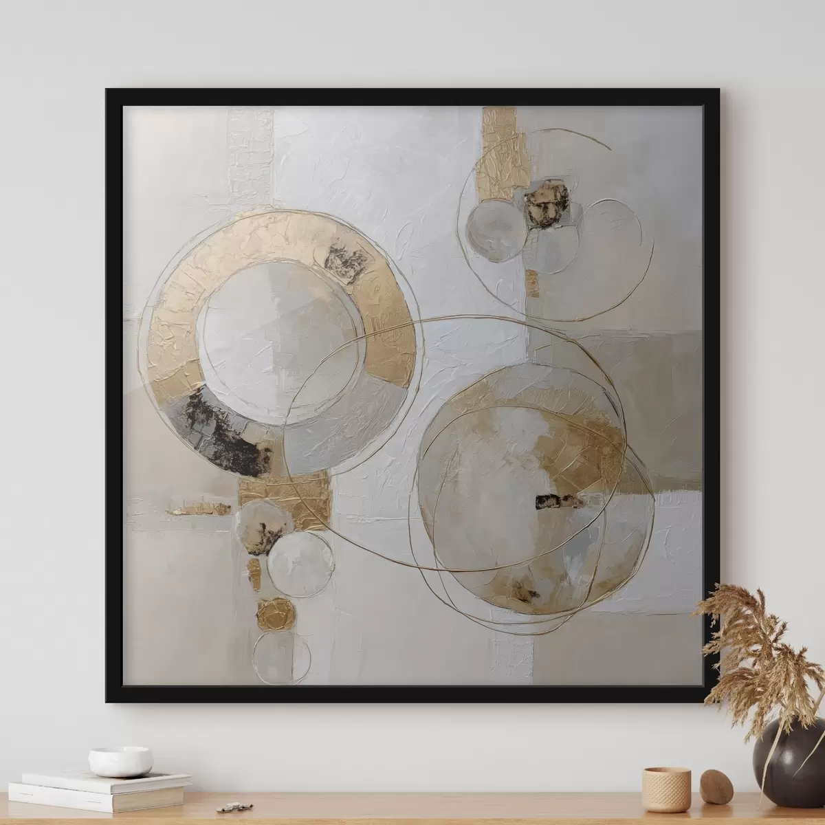Poster Cyclicité des formes dans le style abstrait moderne f45851