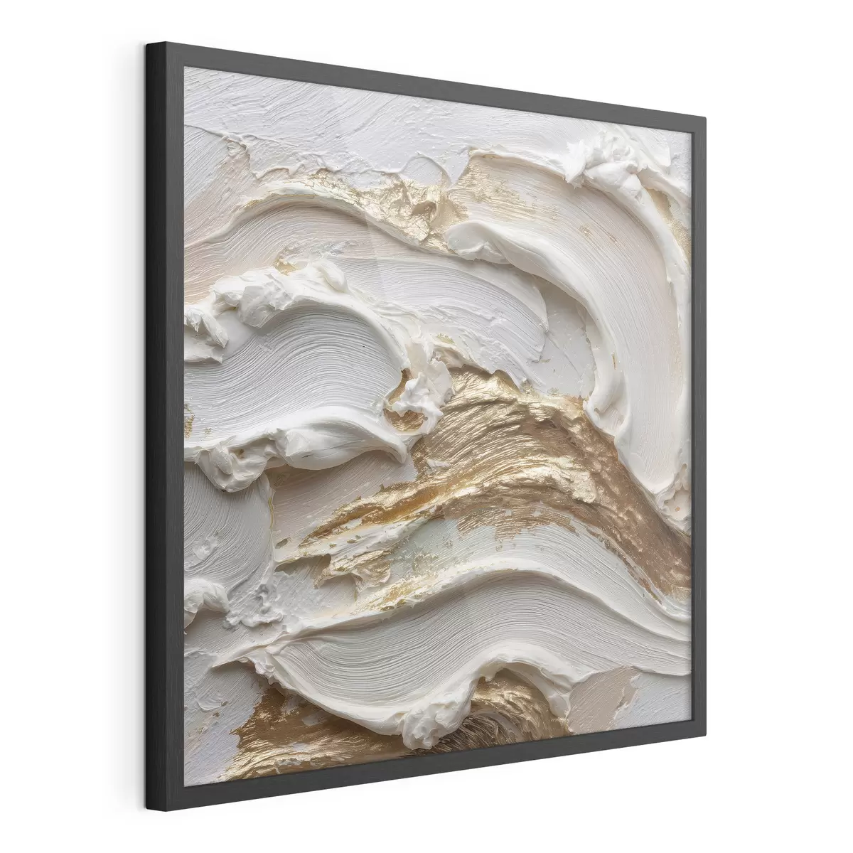 Poster Vague de forme dans un style d'abstraction volumétrique f45853