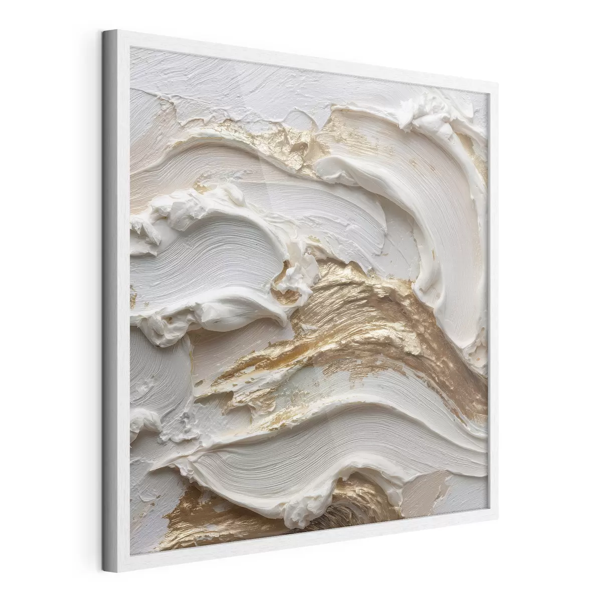 Poster Vague de forme dans un style d'abstraction volumétrique f45853